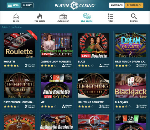 Platin Live Casino