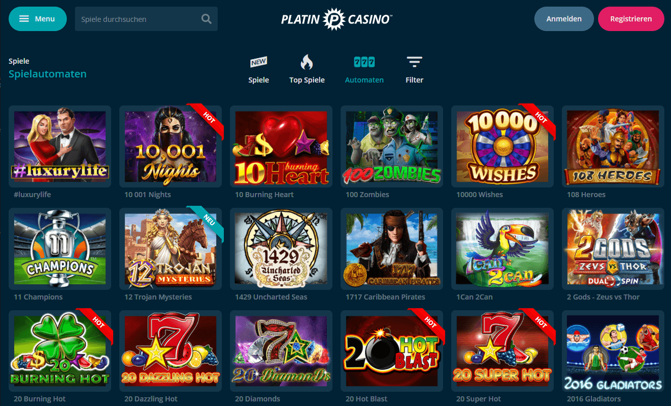 Platin Casino Slots
